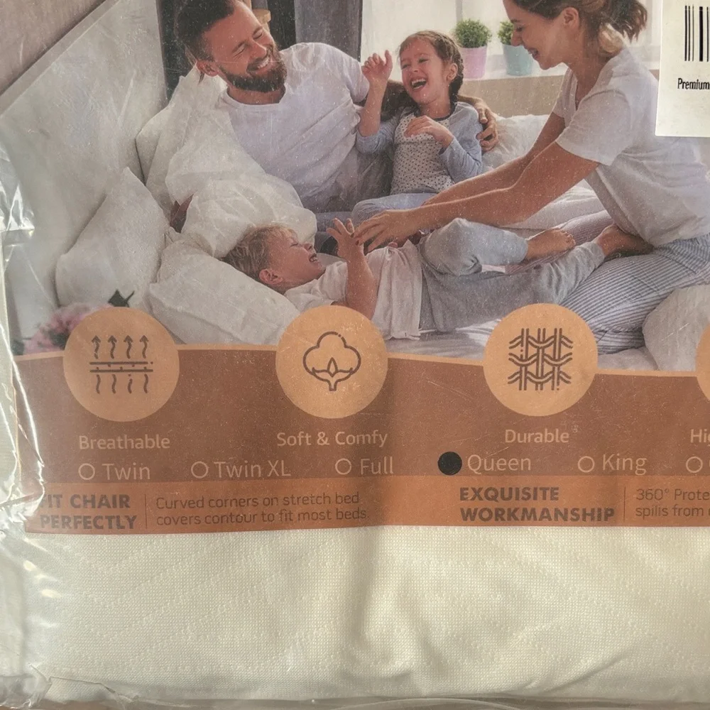 Cream Mattress Protector